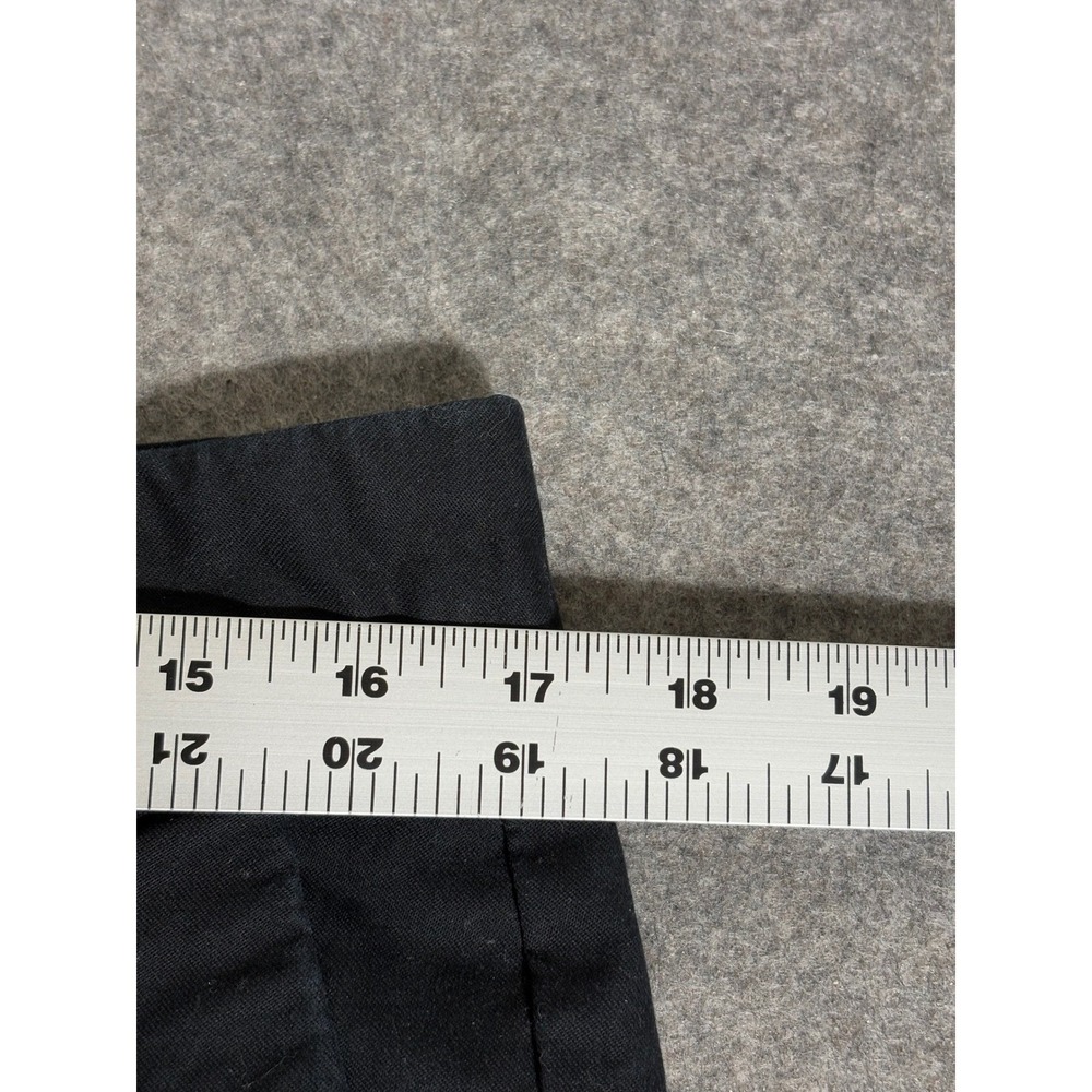 Nautica Mens Chino Pants 34x32 Black Stretch Cotton Flat Front Trousers Casual - Picture 8 of 10